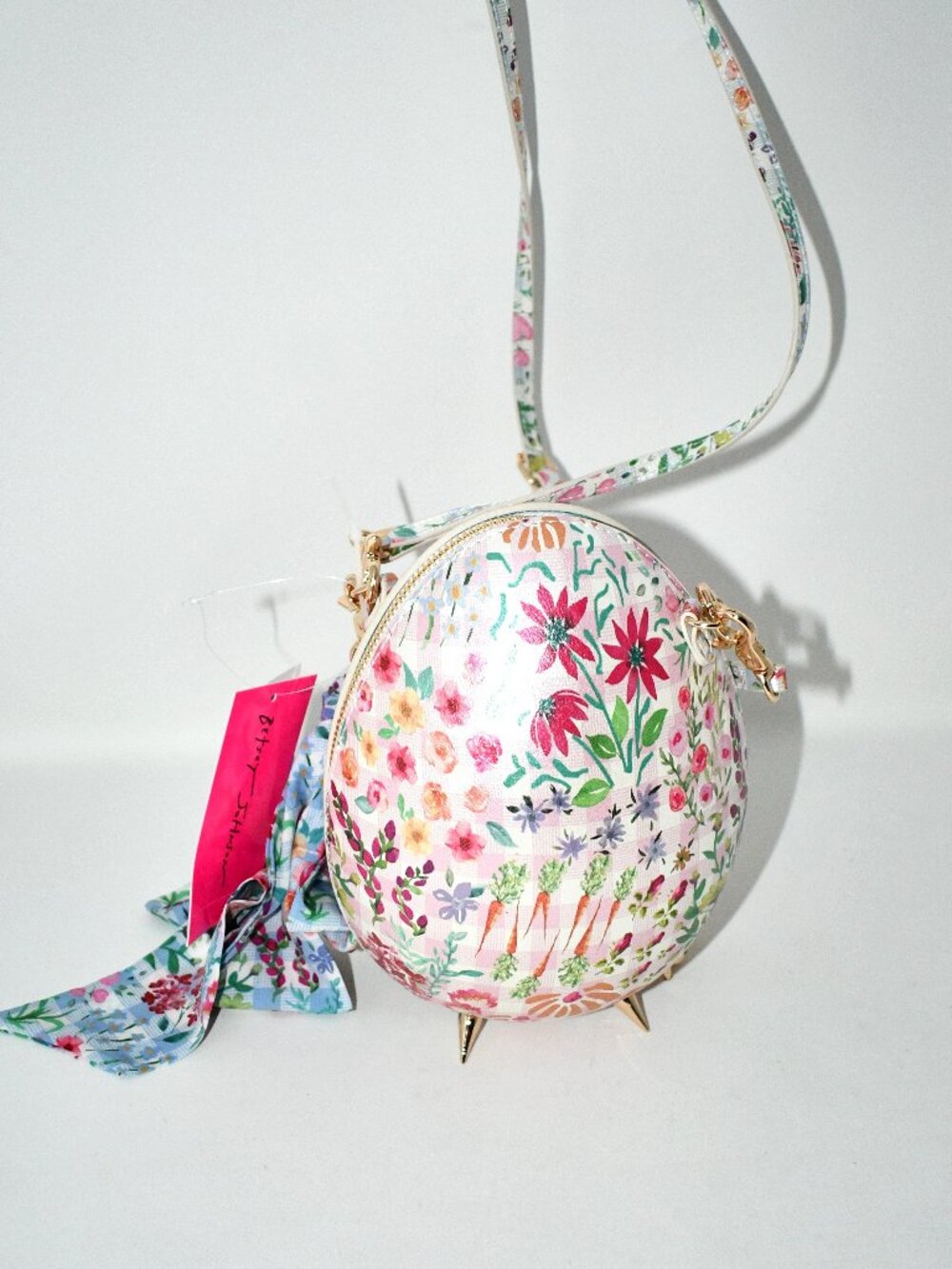 Betsey Johnson The Plot Chickens Beaded Top Handle Clutch #BJ38535A NWT - Picture 7 of 8